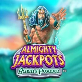 Official Jackpots logo: Almighty Jackpots – Realm of Poseidon by Novomatic at Parimatch Casino