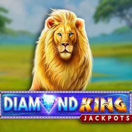 Diamond King Jackpots logo by SpinPlay Games at Parimatch Casino