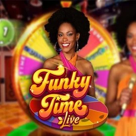 Official Live Casino logo: Funky Time by Evolution at Parimatch Casino